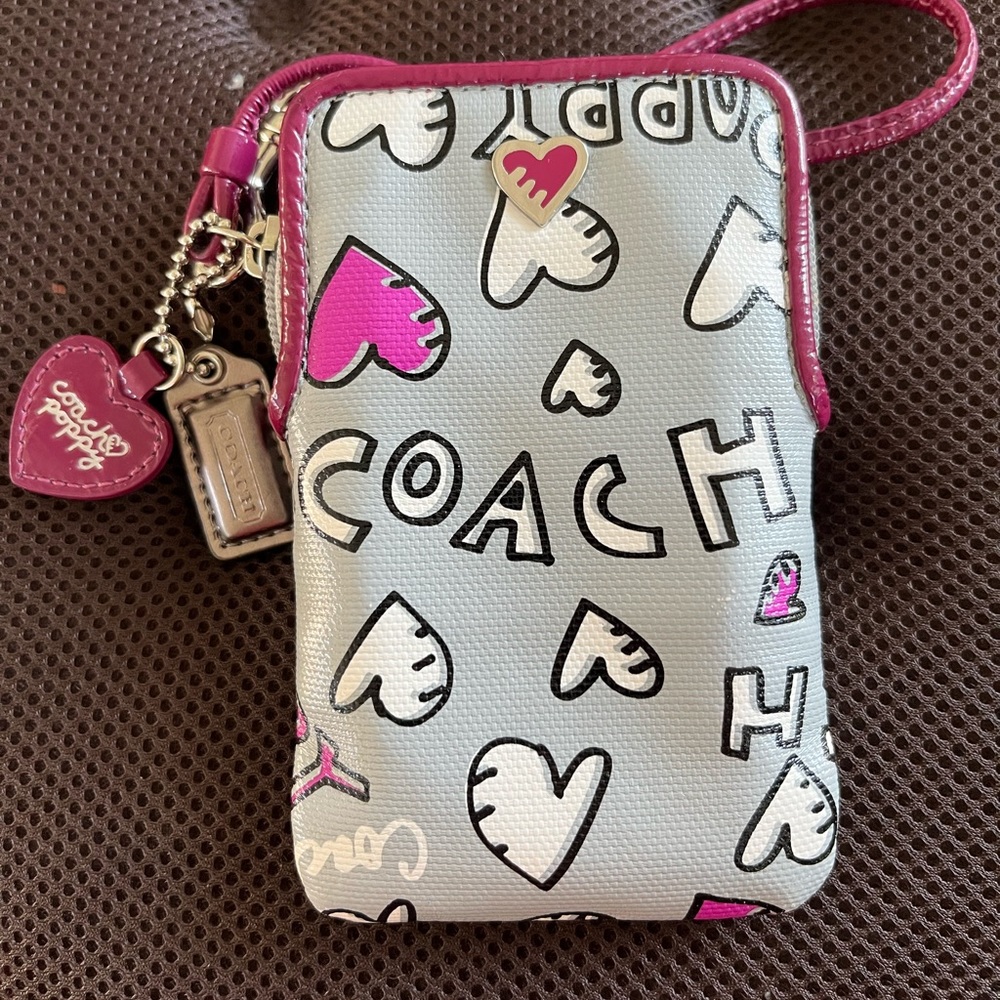 Coach Poppy Wristlet